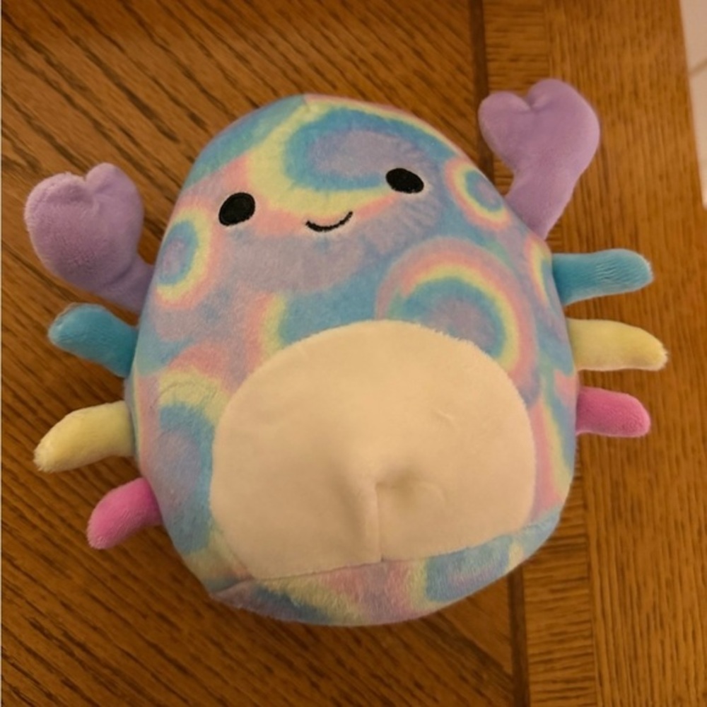 Christabel the Crab, a popular Squishmallows plush toy